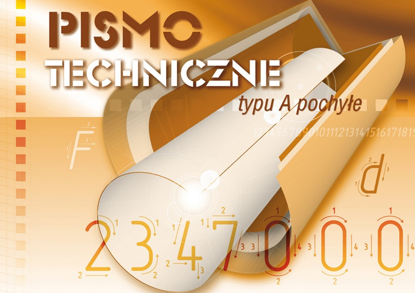 Blok A4 do pisma technicznego pochyłego typu A Kreska